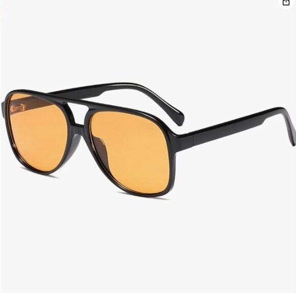 Large Frame Classic 70s Vintage Sunglasses Aviators main image 4